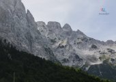 All'interno nella valle di Valbona - Montagne Maledette