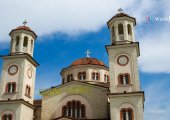 Chiesa ortodossa ristrutturata nel centro della cita di Berat
