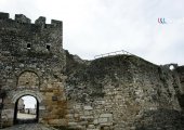 L'ingresso principale del castello di Berat