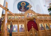 All'interno della Chiesa Ortodossa