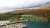 Vista aerea del lago di Ocrida