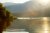 Tramonto nel lago di Prespa
